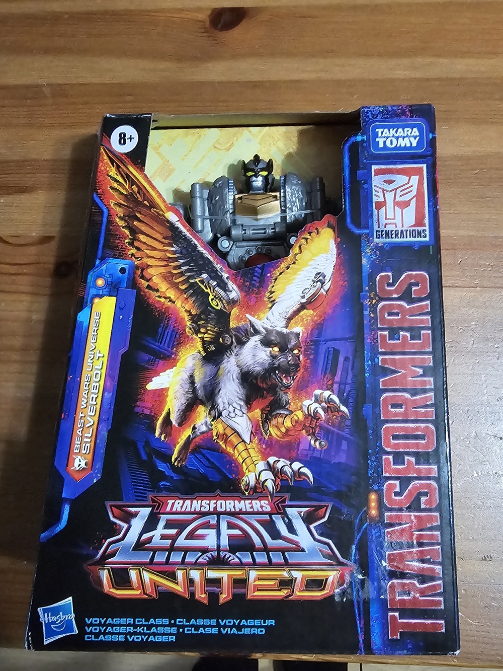 Takara Transformers Legacy United Silverbolt Figure - Silver & Gold